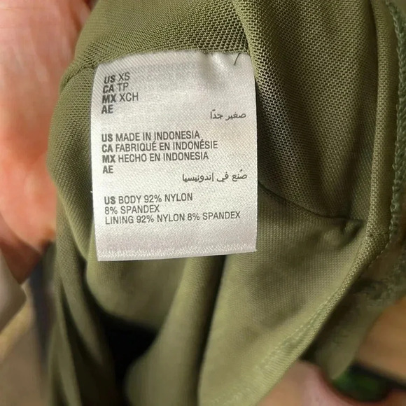 INC Mesh Crewneck Long Sleeve Top Costa Green Size XS NEW - Picture 6 of 6